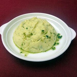 Картофельное пюре с чесноком