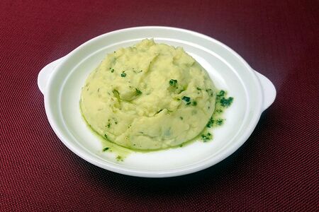 Картофельное пюре с чесноком