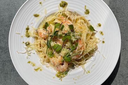 Паста с креветками