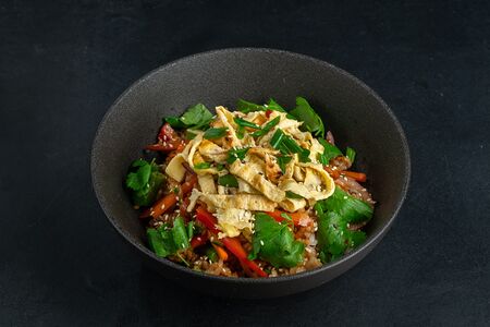 Тяхан с овощами