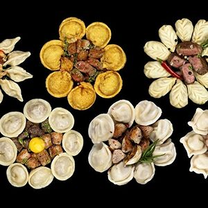 Большой пельменный набор и квас