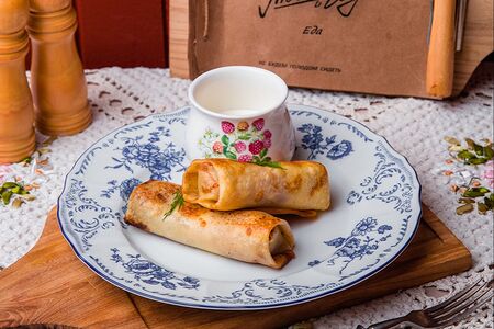 Людкины блины-скородумки с мясом