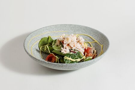 Салат с камчатским крабом
