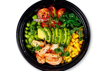 Поке с креветками