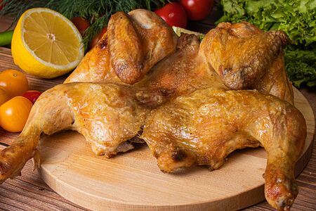 Цыплята Табака на углях