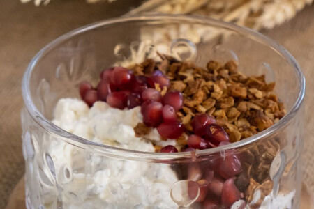 Творожная масса с гранолой
