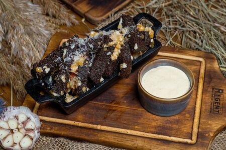 Ржаные гренки