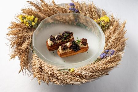 Эклеры с картофельным кремом