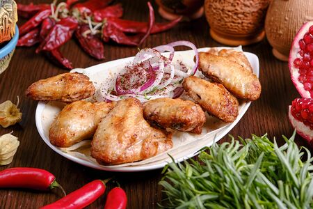 Крылышки на мангале