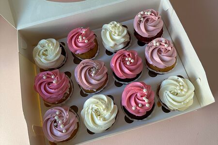 Капкейки №6 розовые