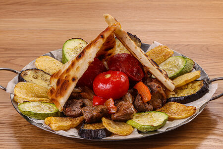 Садж-кебаб из баранины (на 2 персоны)