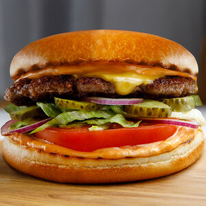 Бургер классический с котлетой из рубленой говядины