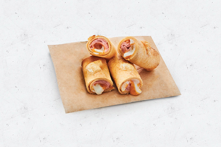 Рулетики с ветчиной