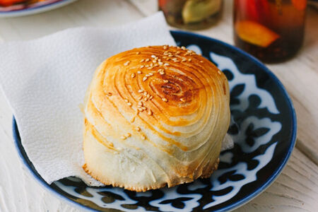 Самса с говядиной тандырной