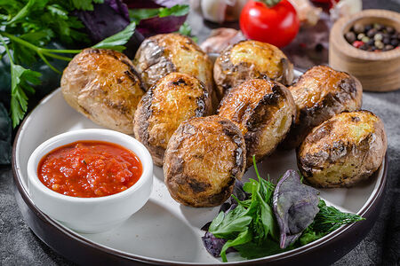 Шашлык из картофеля