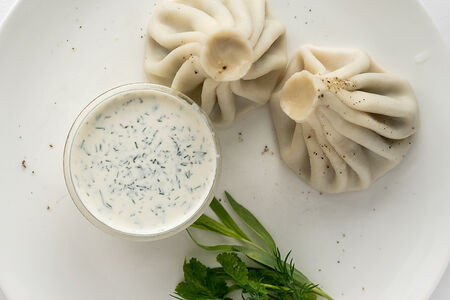 Хинкали с бараниной