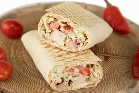 Шаурма с говядиной Mini в пшеничном лаваше