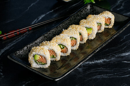 Ролл Аляска с лососем