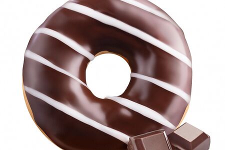Донат шоколадный