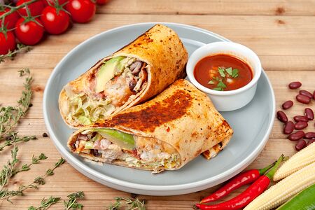 Буррито с рыбой