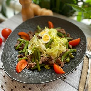 Салат с говядиной