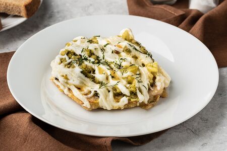 Отбивная из свинины с овощами