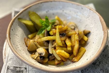 Картофель с грибами