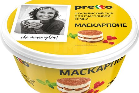 Pretto Сыр Маскарпоне мягкий 80% пл/ст