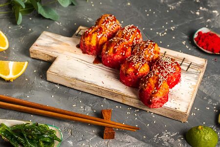 Duo ролл с креветкой и крем-крабом