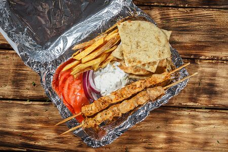 Сувлаки открытый куриный