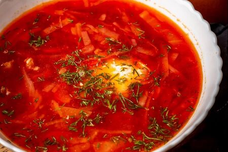 Борщ с говядиной