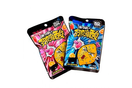 Конфеты жевательные Yimubai супер кислые фруктовые