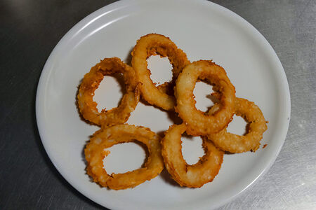 Кольца кальмара в кляре
