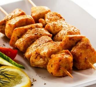 В печи Куриный шашлычок