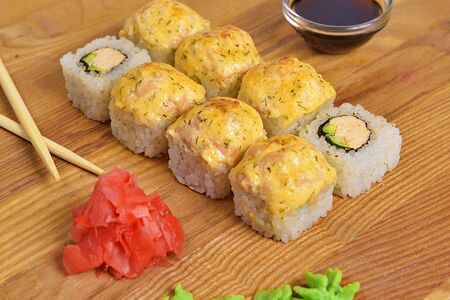 Сяке запеченный