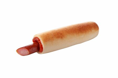 Французский хот-дог с копчёной колбаской