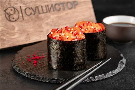 Дабл Салмон по гункан