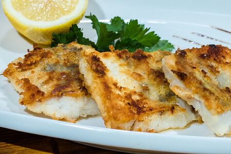 Судак жареный