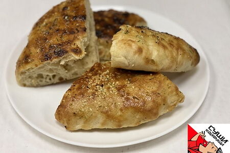 Лепешка чесночная