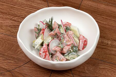 Деревенский овощной салат