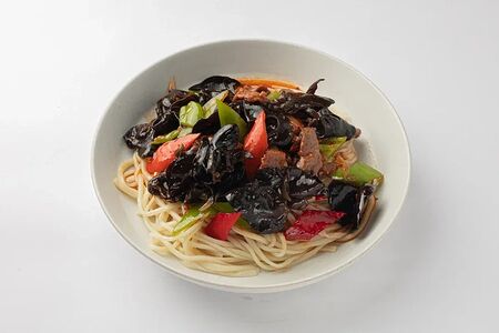 Лагман с грибами