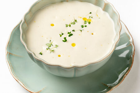 Тыквенный капучино с пеной из пармезана