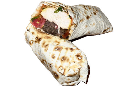 Микс-кебаб в лаваше