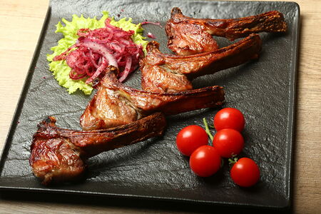 Шашлык из бараньей корейки