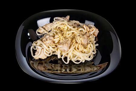 Лапша удон с курицей