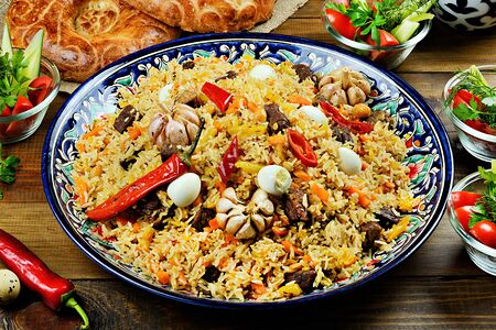 Плов узбекский с говядиной Халяль