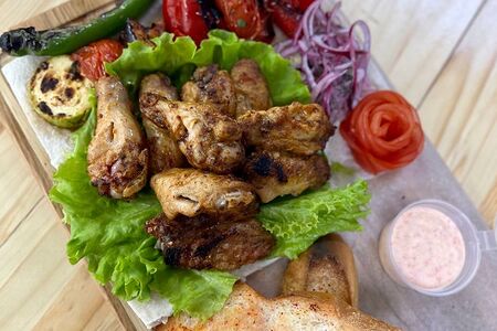 Шашлык из куриных крыльев