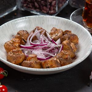 Шампиньоны на мангале