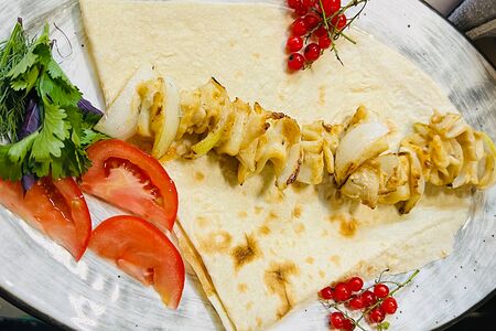 Шашлык из кальмара