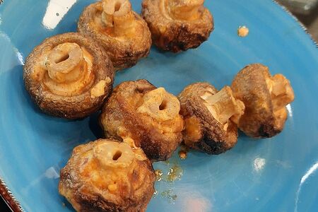 Грибы на углях